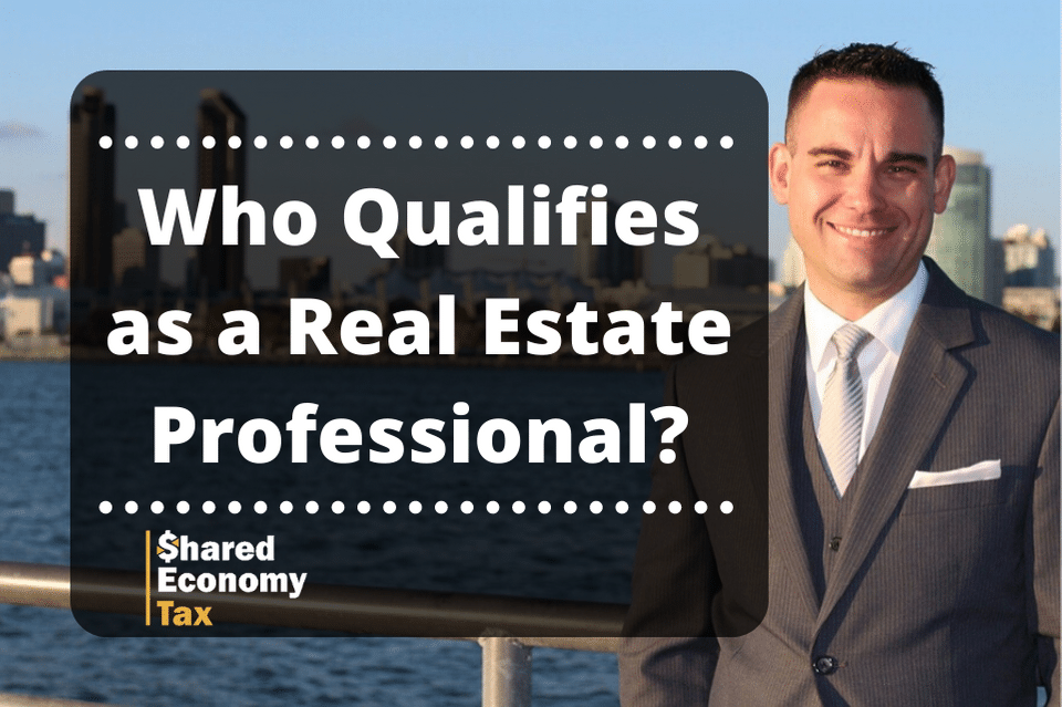 Who qualifies as a real estate professional