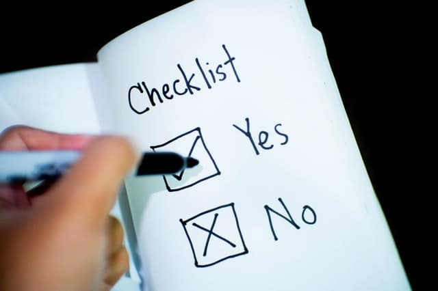 tax planning checklist