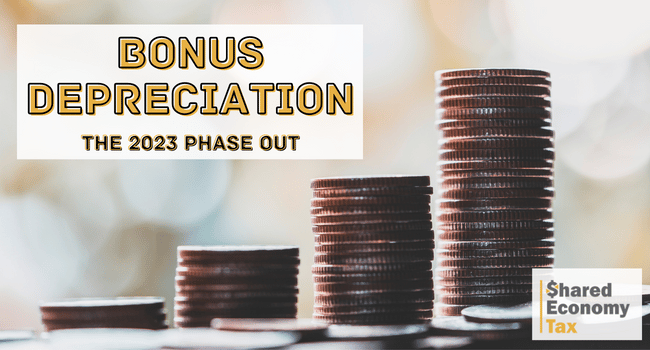 A Guide to the Bonus Depreciation Phase Out 2023 - Shared Economy Tax