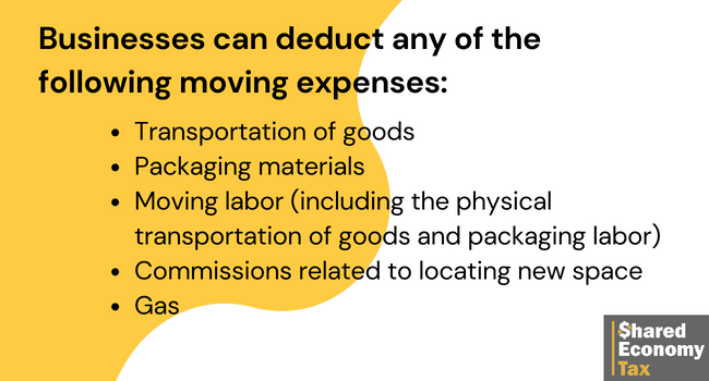 businesses deduct moving expenses