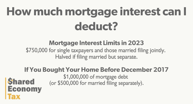 High Rates And Mortgage Interest Deduction Limits 2023