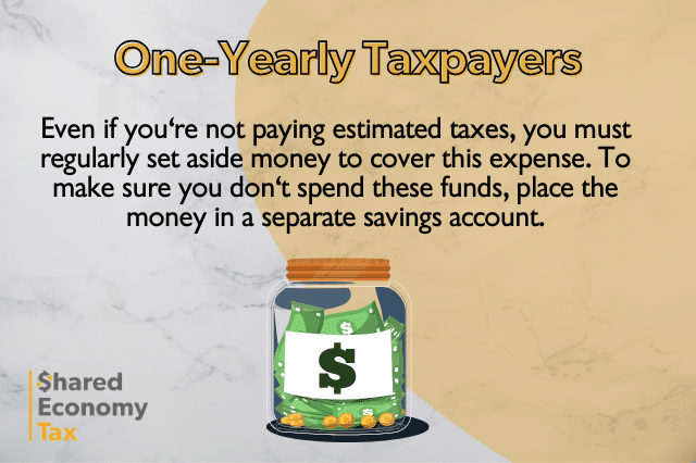 One-yearly taxpayers